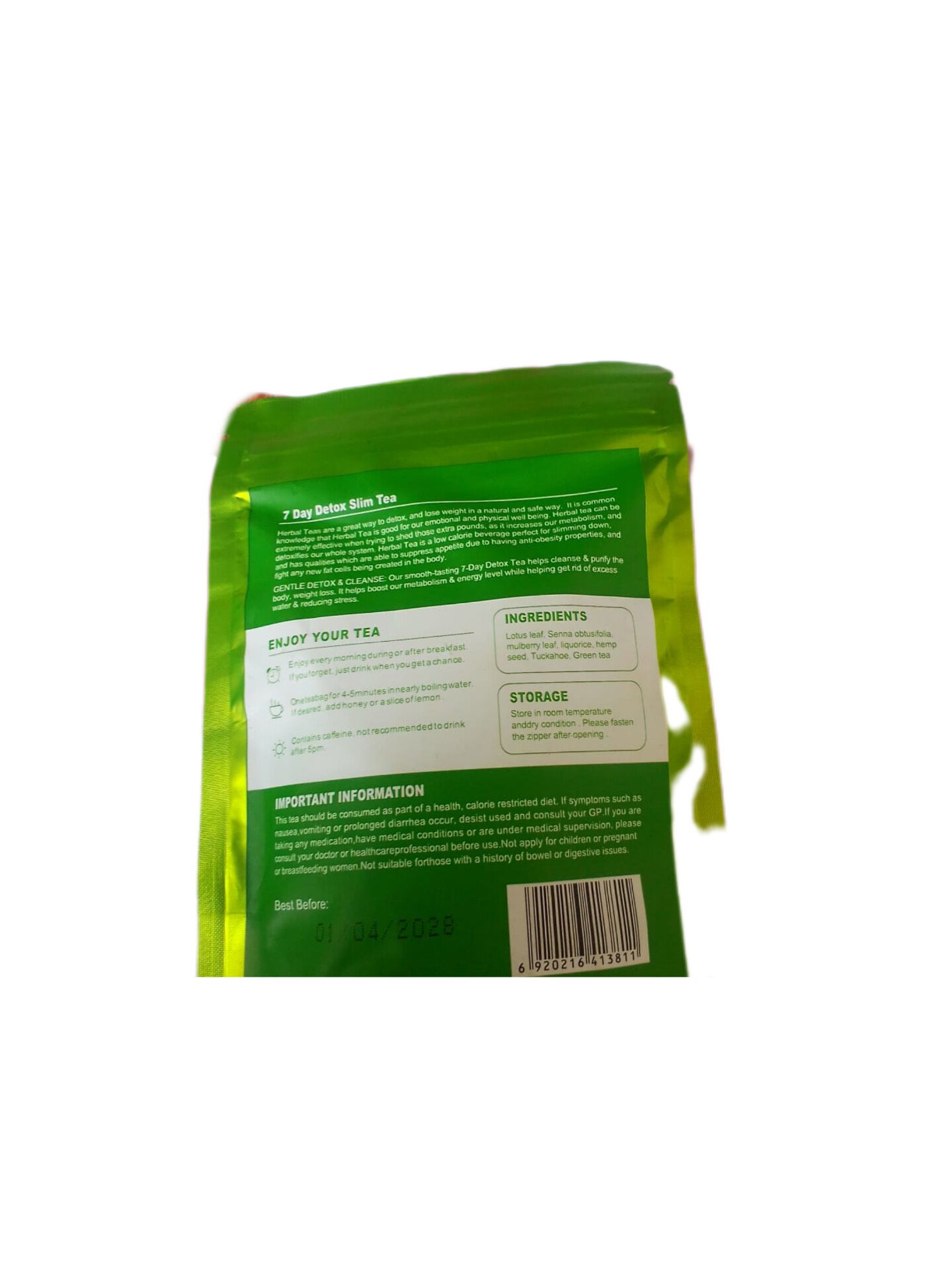 Slimtea 7 Day Detox – Thé Détox Minceur Naturel (Programme 7 Jours) – Image 2