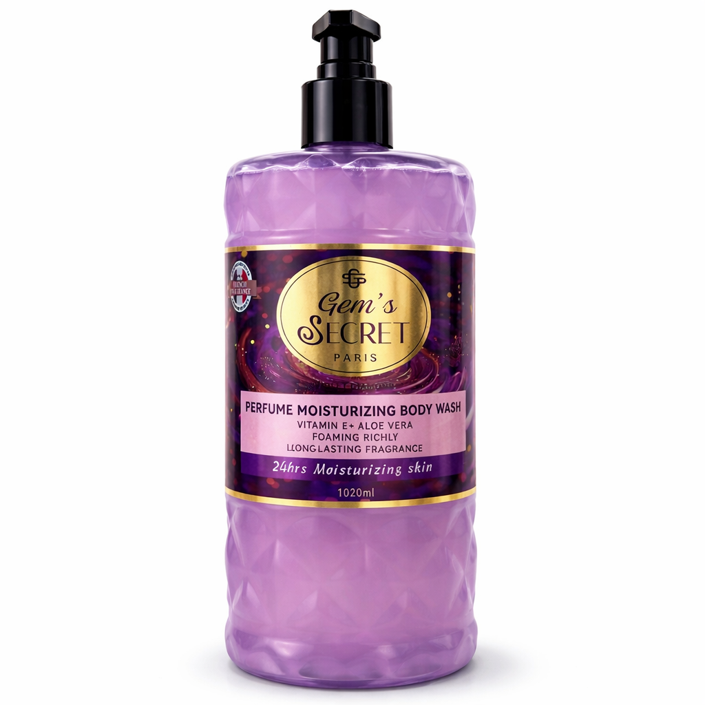 Gel Douche Ultra Rafraîchissant Menthol & Sel Marin – Gem’s Secret Paris 1020ml – Image 2