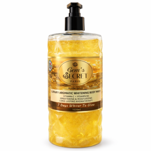 Gel Douche Éclaircissant & Illuminateur Vitamine C & B5 – Gem’s Secret Flash Gold 1020ml
